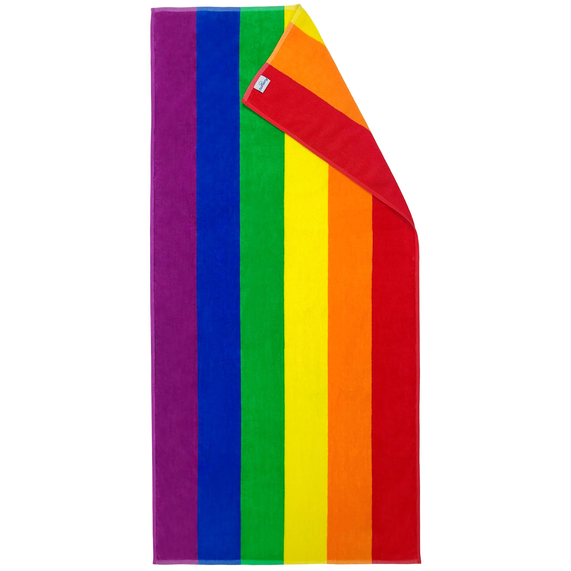 Amazon.com: Softerry Gay Flag Beach Towel LGBTQIA+ Pride Parade 30